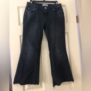 Free People We the Free Low-rise Crop Flare Denim Size 26